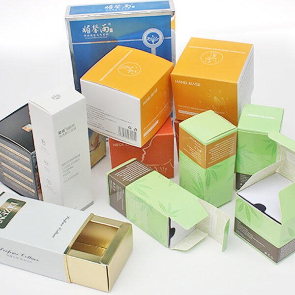 Custom color paper box for beauty packaging